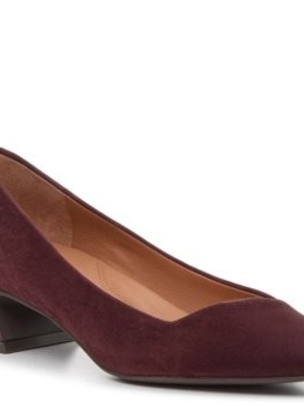 Gentle Souls by Kenneth Cole Daina Women's Low Block Heel Pump in Burgundy
